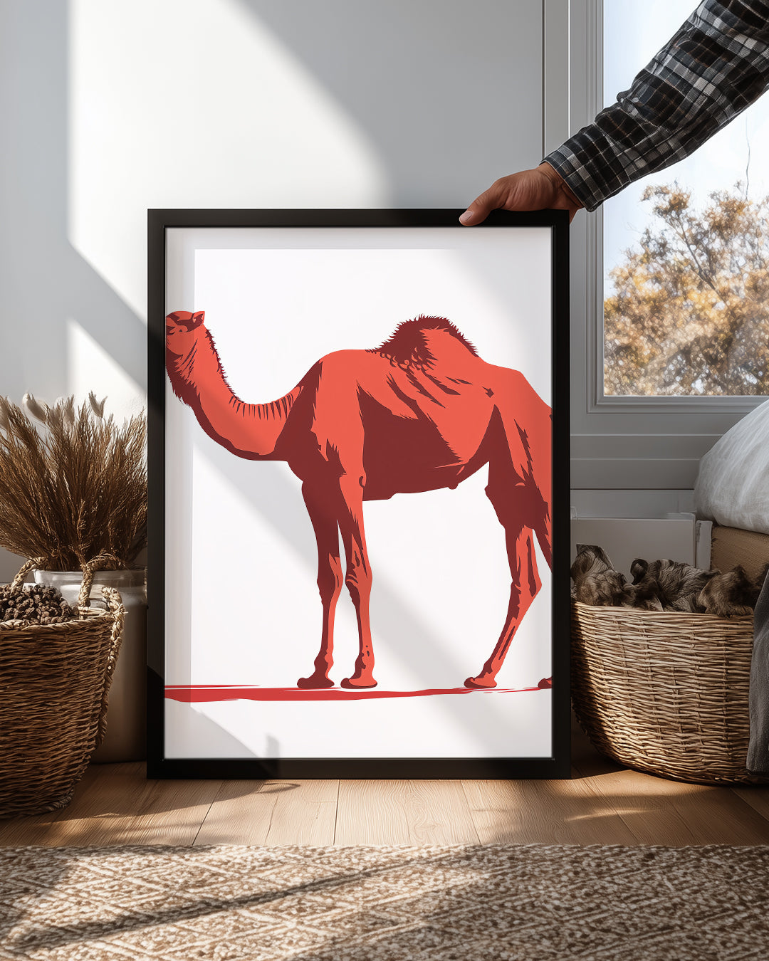 Deve - Çöl Güzeli Poster Tablosu