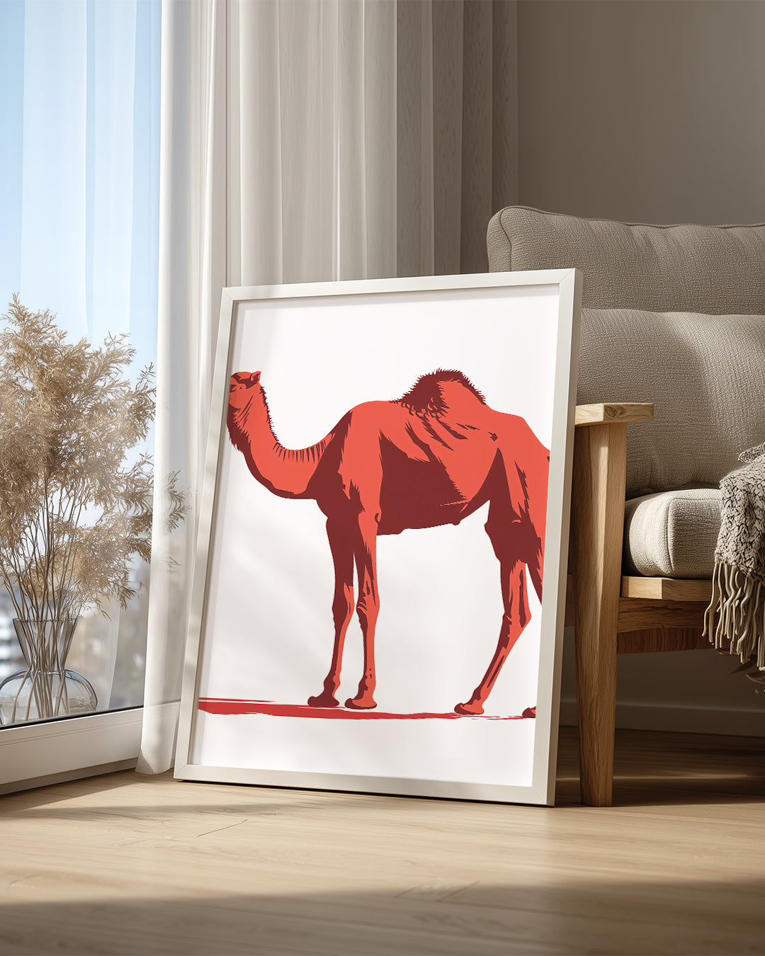 Deve - Çöl Güzeli Poster Tablosu