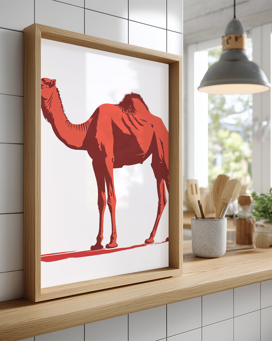 Deve - Çöl Güzeli Poster Tablosu