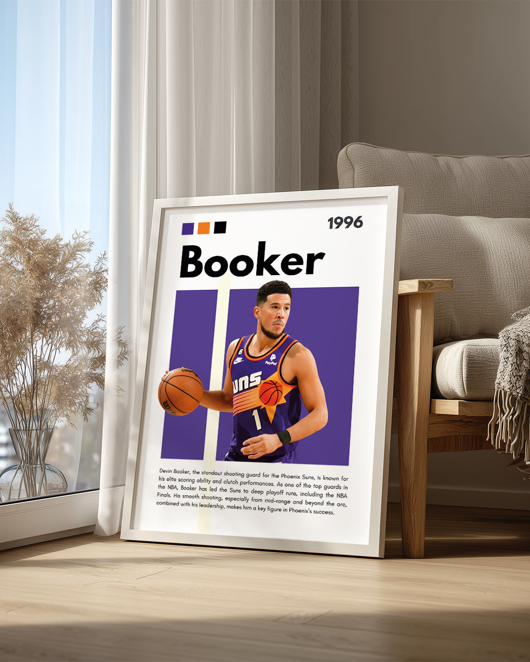 Devin Booker 1996 Poster Tablosu