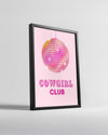 Disco Cowgirl Poster Tablosu