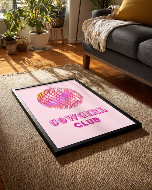 Disco Cowgirl Poster Tablosu