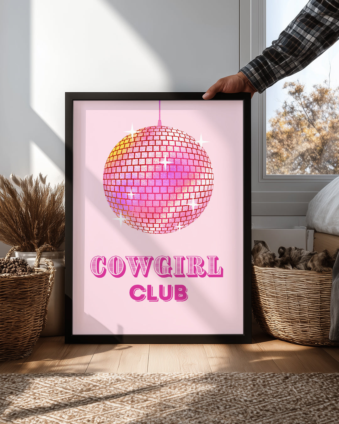 Disco Cowgirl Poster Tablosu