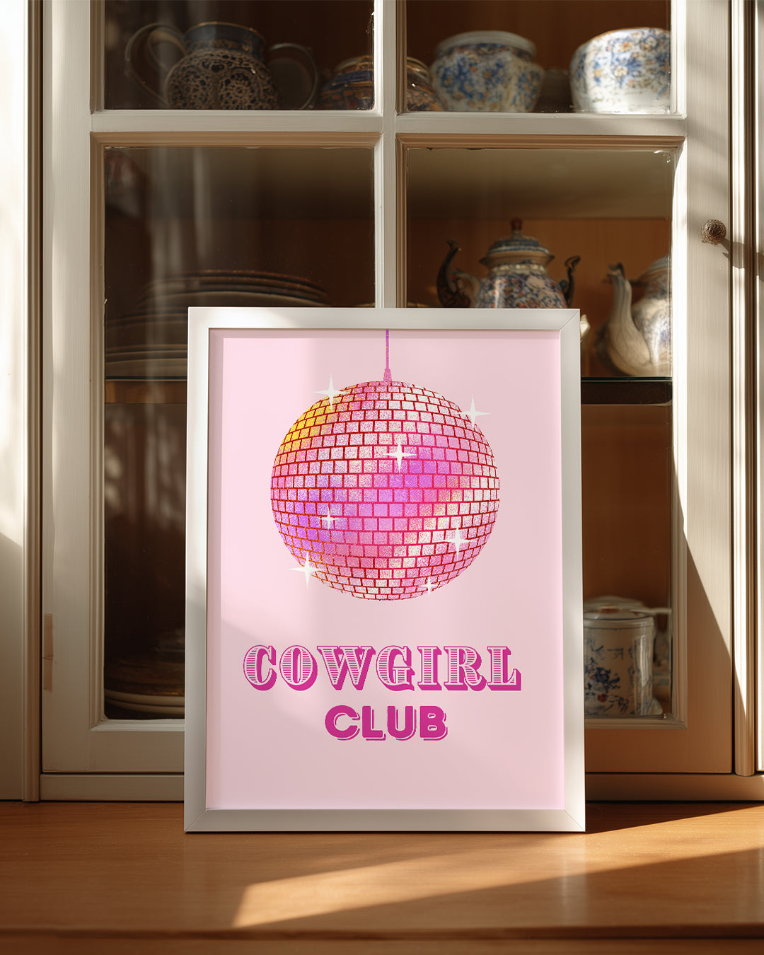 Disco Cowgirl Poster Tablosu