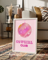 Disco Cowgirl Poster Tablosu