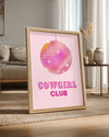 Disco Cowgirl Poster Tablosu