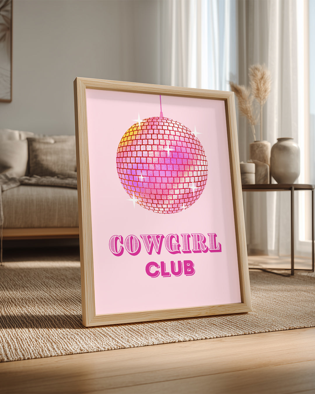 Disco Cowgirl Poster Tablosu