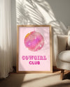 Disco Cowgirl Poster Tablosu