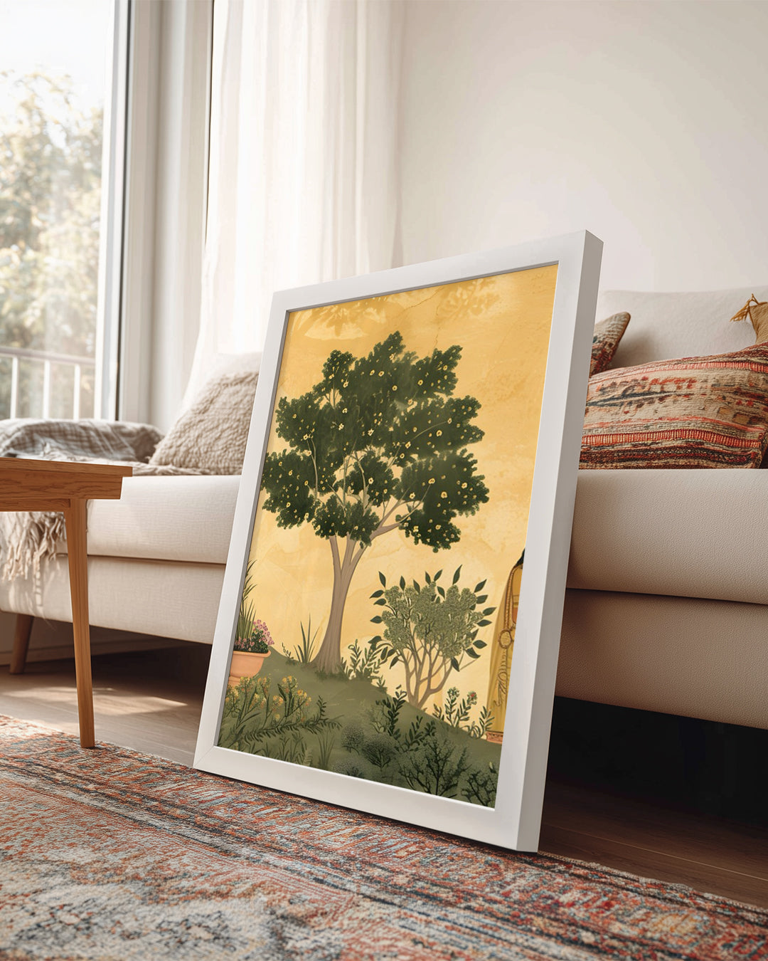 Doğa Manzarası - Geleneksel İnsan Etkileşimi Poster Tablosu