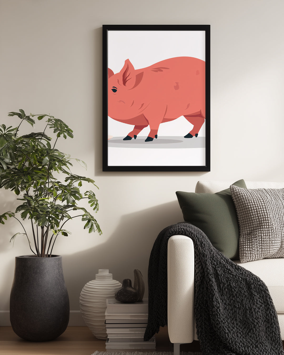 Domuz - Aşırı Şişmanlık Poster Tablosu