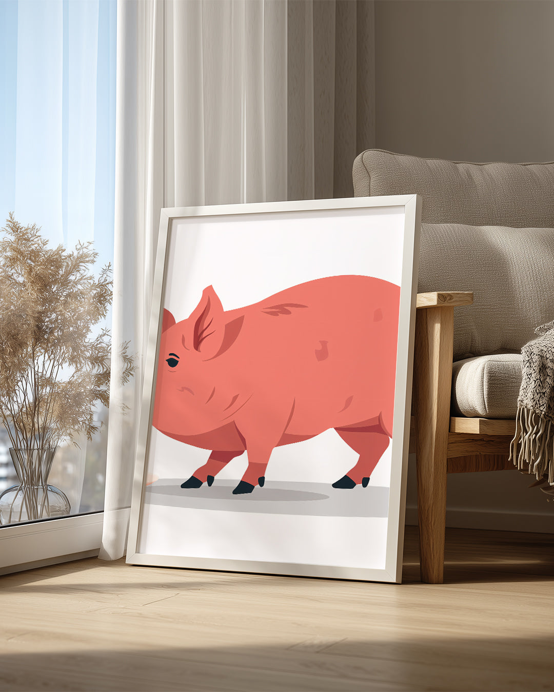 Domuz - Aşırı Şişmanlık Poster Tablosu