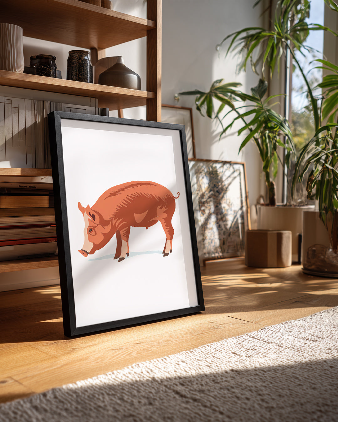 Domuz - Kıvrımlı Kuyruk Poster Tablosu