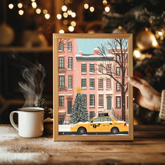 Douglas Fir Decorated Poster Tablosu