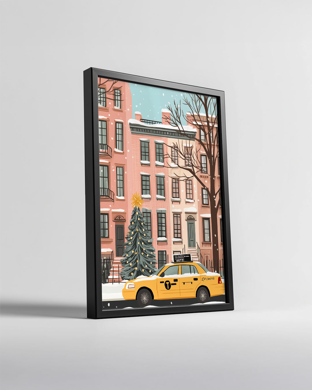 Douglas Fir Decorated Poster Tablosu