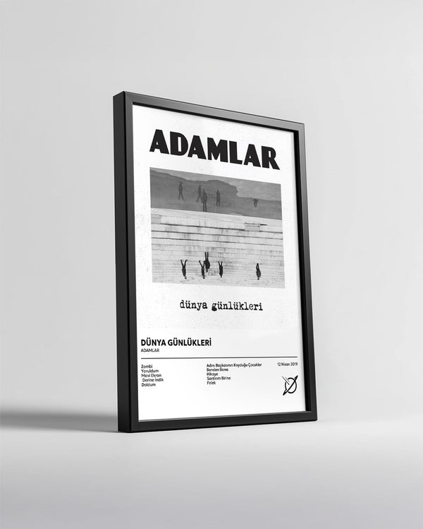 Dünya Günlükleri - Adamlar Poster Tablosu