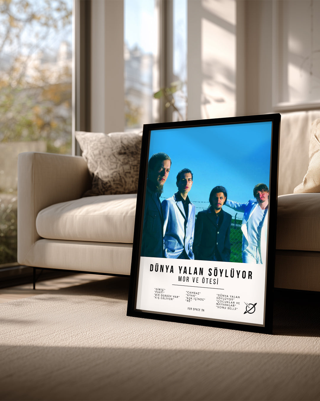 Dünya Yalan Söylüyor - Mor ve Ötesi Poster Tablosu