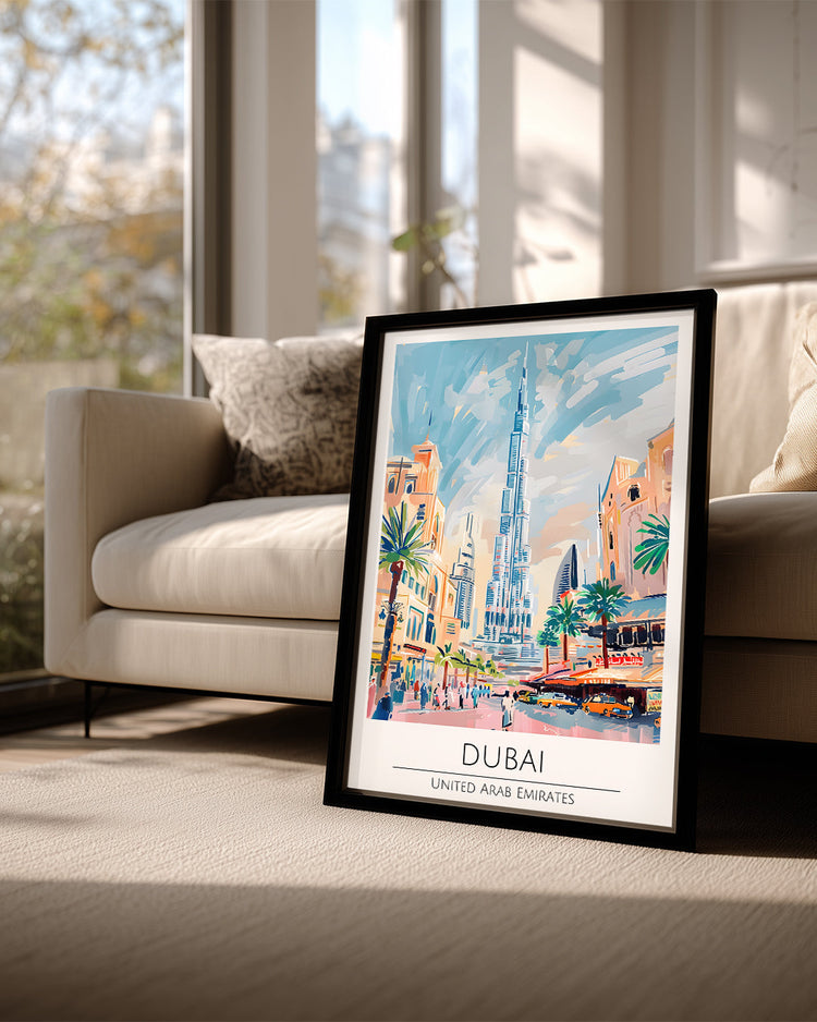Dubai Birleşik Arap Emirlikleri Poster Tablosu