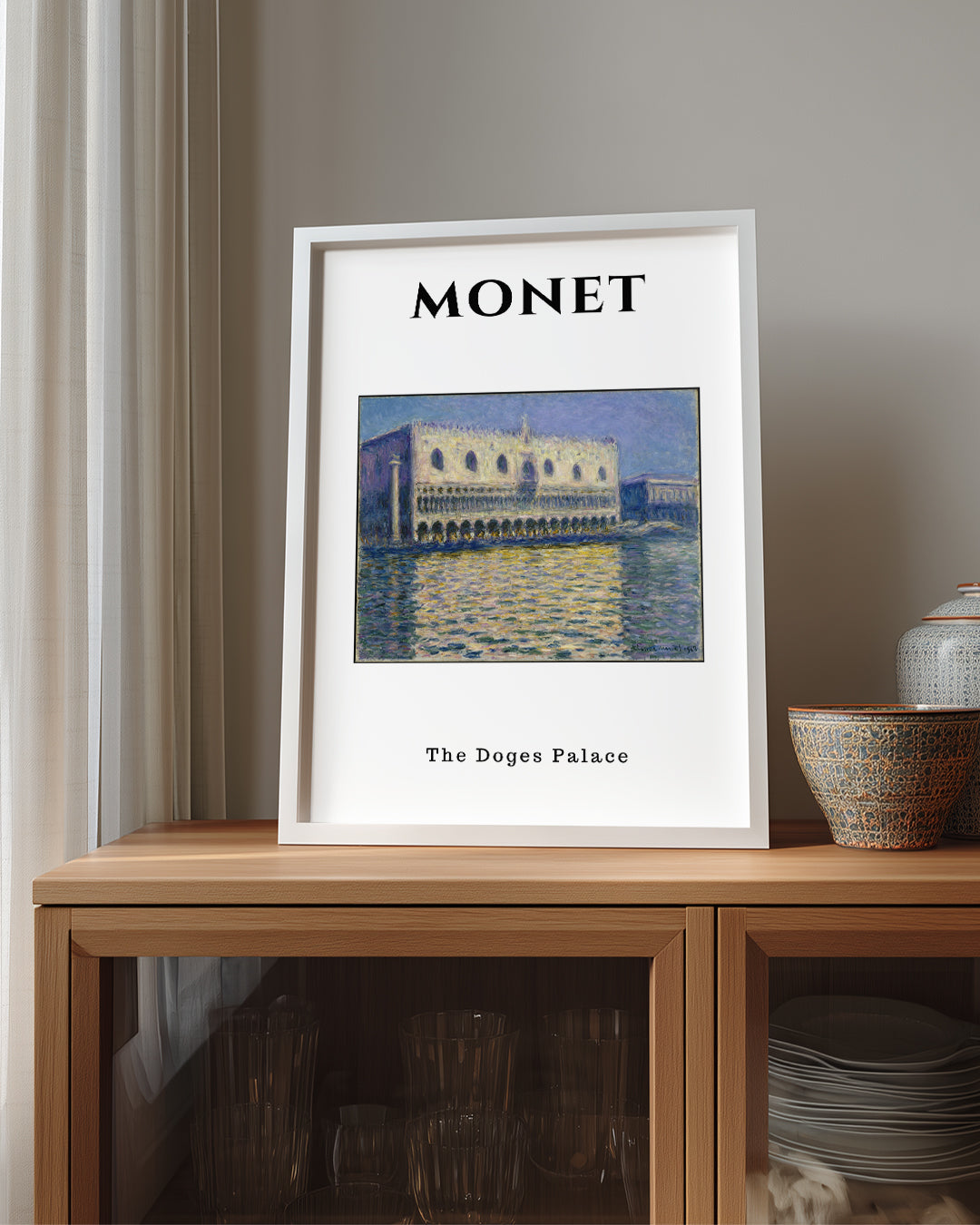 Dükkan Sarayı - Claude Monet Poster Tablosu