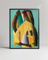 Earthy Layers Poster Tablosu