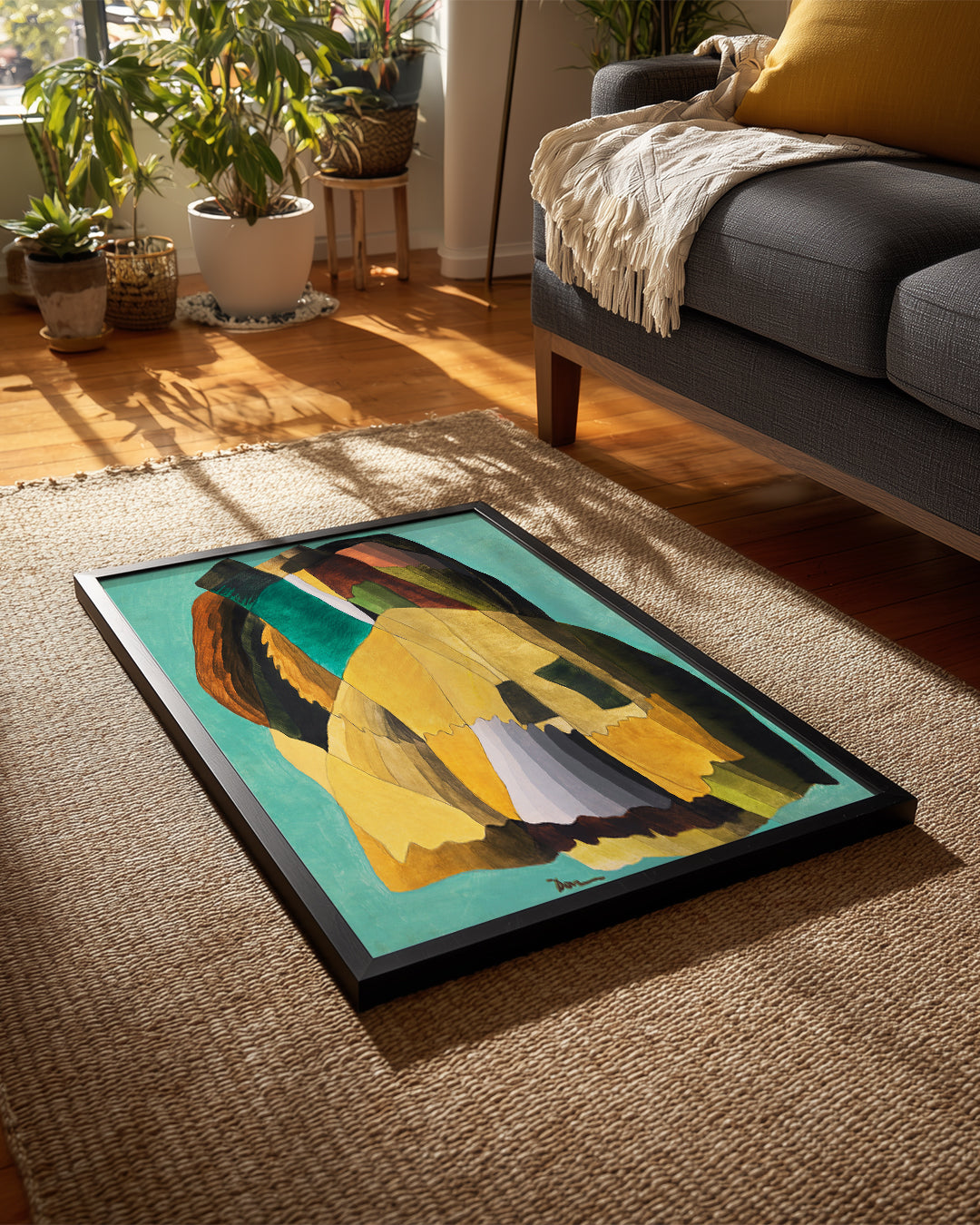 Earthy Layers Poster Tablosu