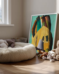 Earthy Layers Poster Tablosu