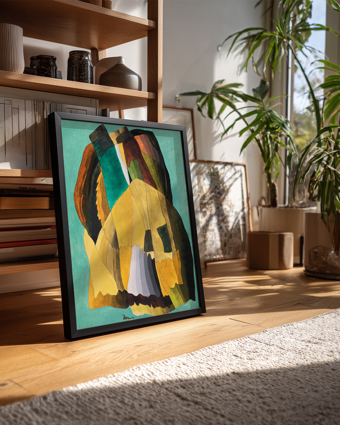Earthy Layers Poster Tablosu