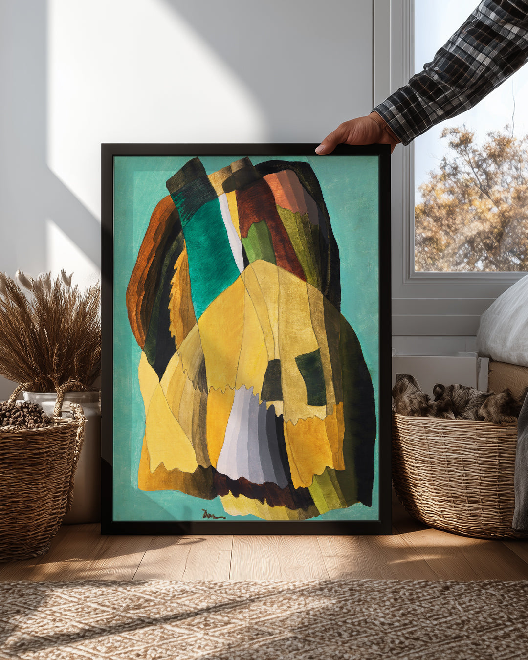 Earthy Layers Poster Tablosu
