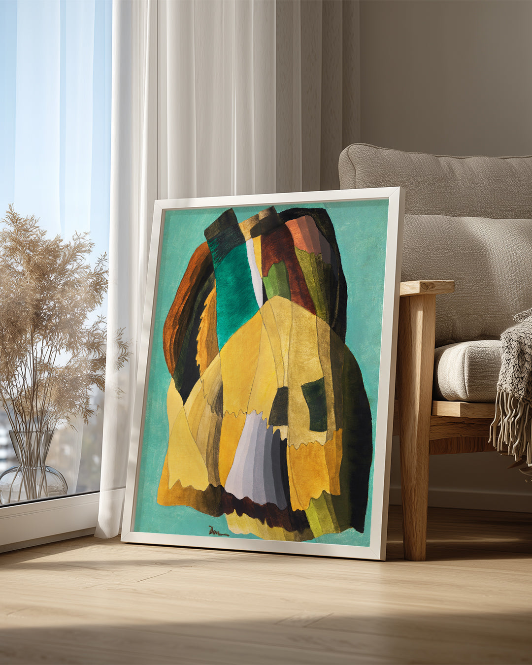 Earthy Layers Poster Tablosu