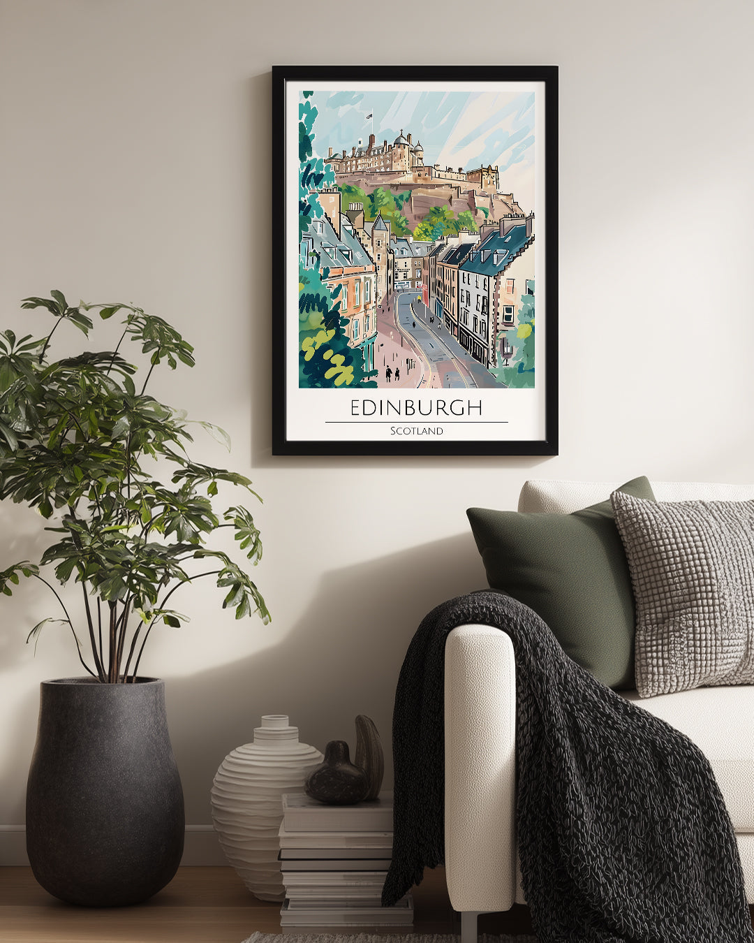 Edinburgh İskoçya Poster Tablosu