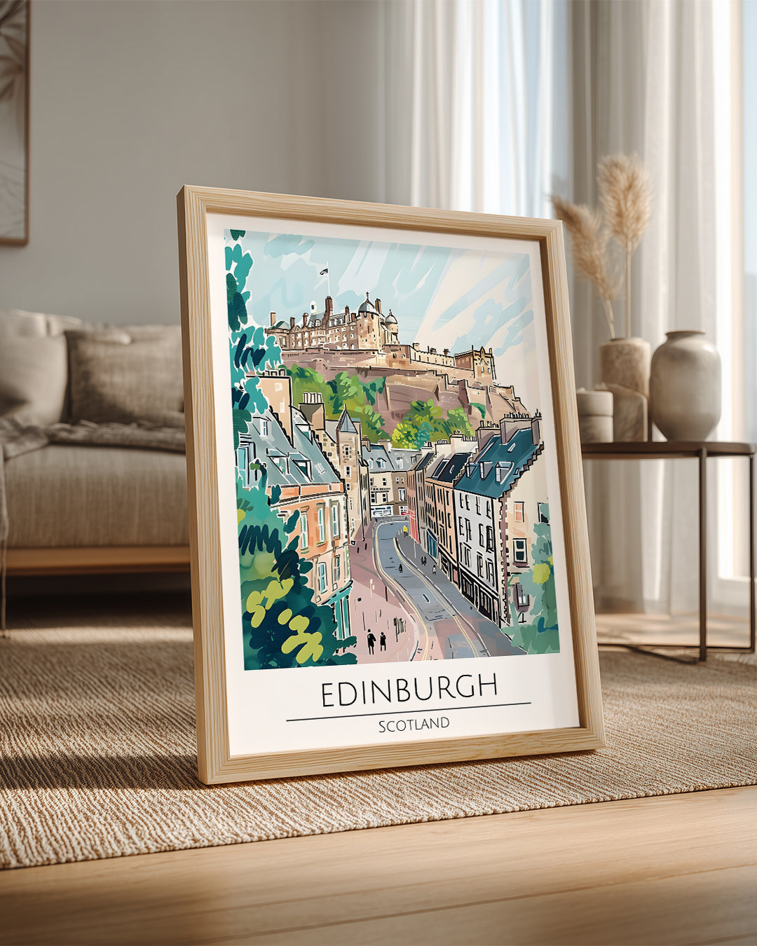 Edinburgh İskoçya Poster Tablosu