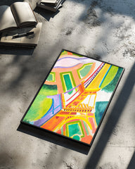 Eiffel Color Poster Tablosu