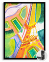 Eiffel Color Poster Tablosu