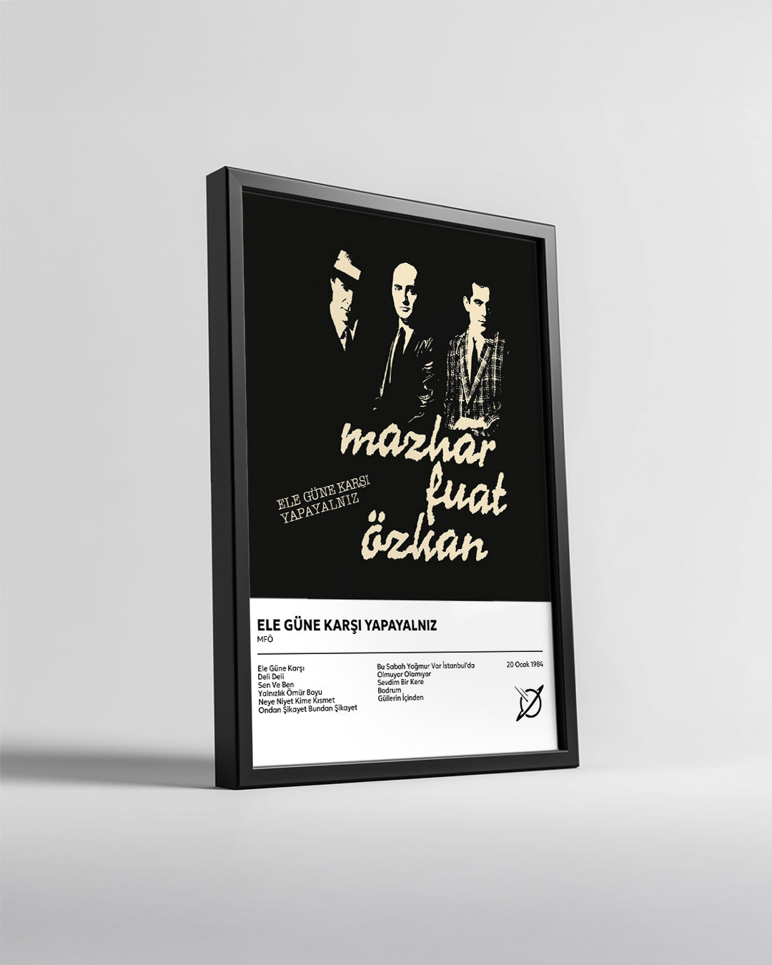 Ele Güne Karşı Yapayalnız - MFÖ Poster Tablosu