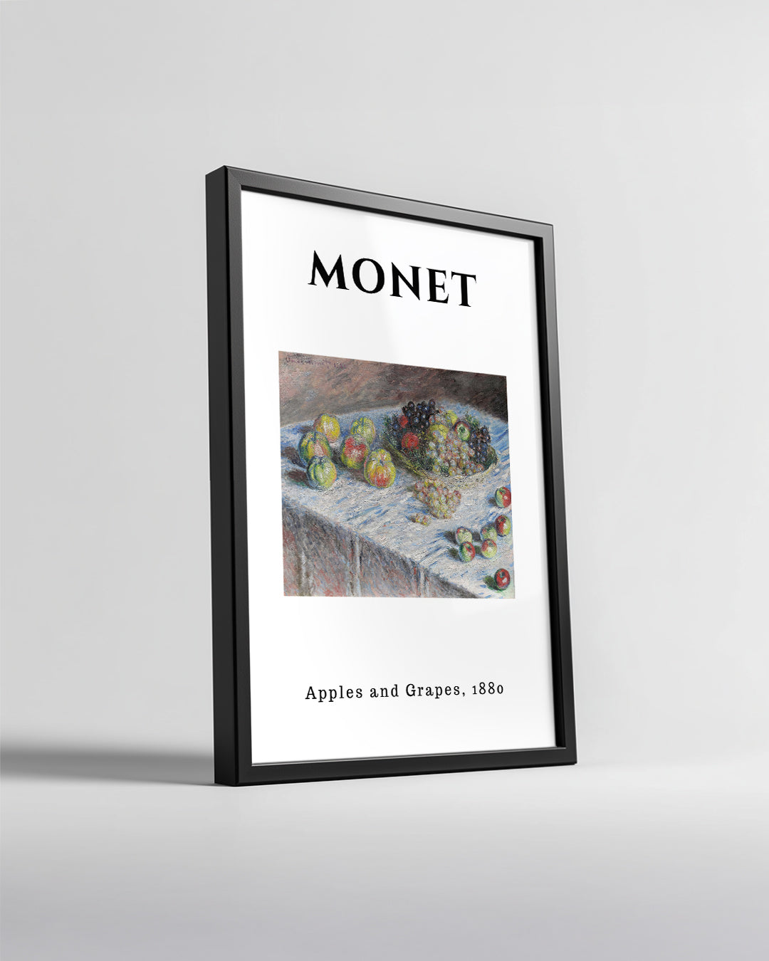 Elmalar ve Üzümler - Claude Monet - 1880 Poster Tablosu
