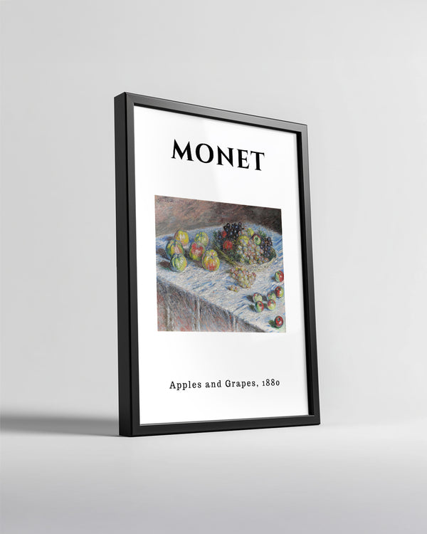 Elmalar ve Üzümler - Claude Monet - 1880 Poster Tablosu