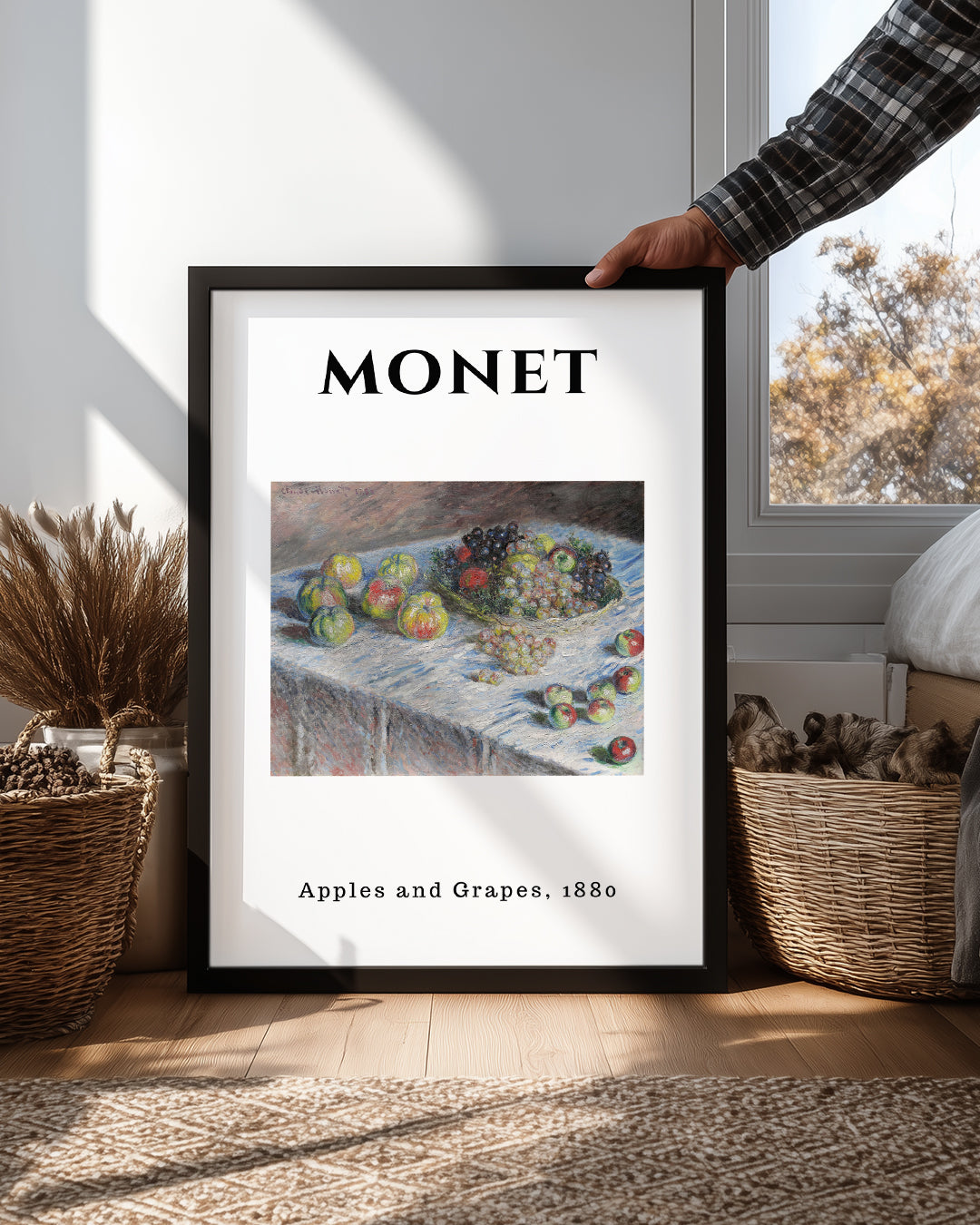 Elmalar ve Üzümler - Claude Monet - 1880 Poster Tablosu