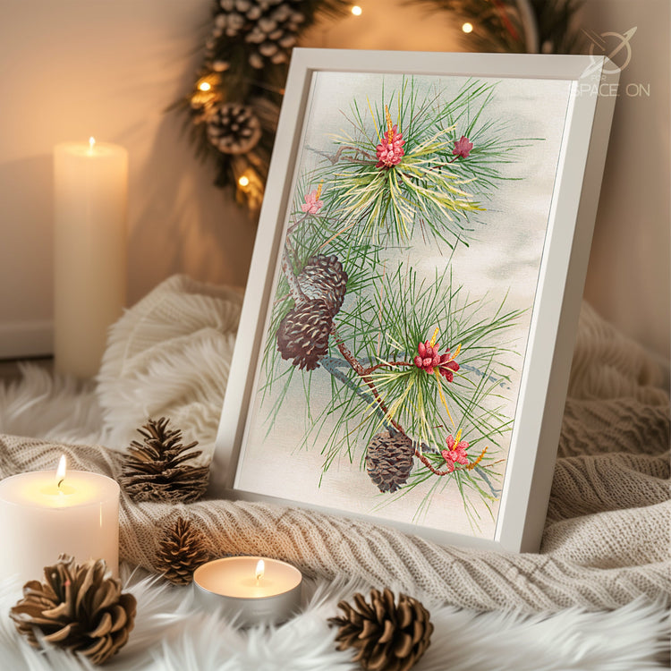 Enchanted Night Forest Poster Tablosu