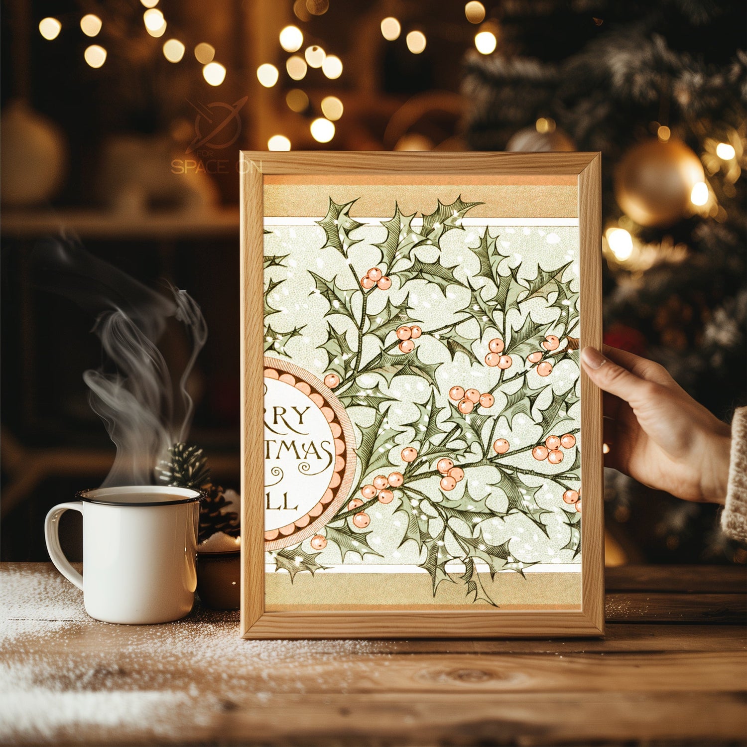 Enchanted Winter Forest Poster Tablosu