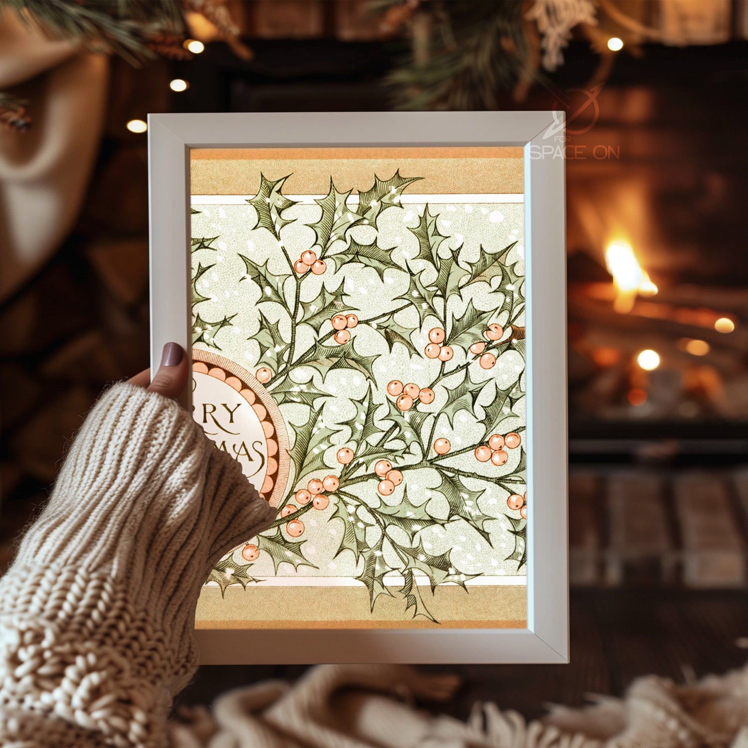 Enchanted Winter Forest Poster Tablosu