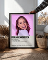 Erika Henningsen Poster Tablosu