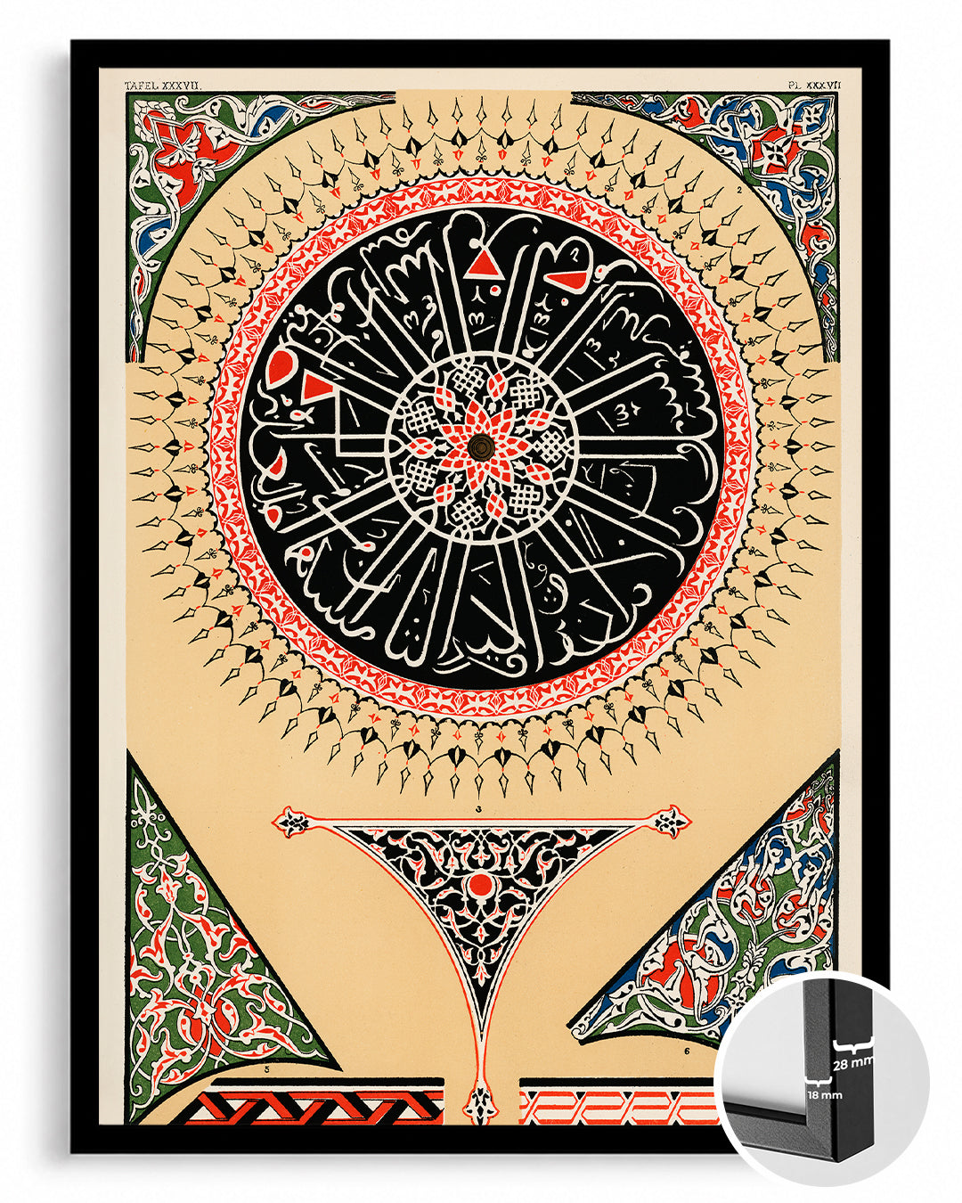 Eski Osmanlı Desenleri Poster Tablosu