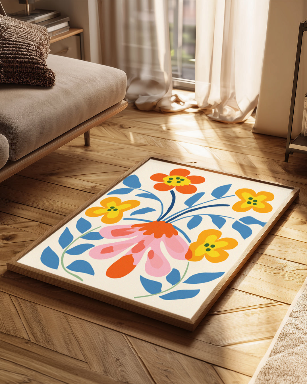 Explosion Rose Poster Tablosu