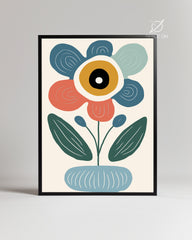 Eye Bloom Poster Tablosu