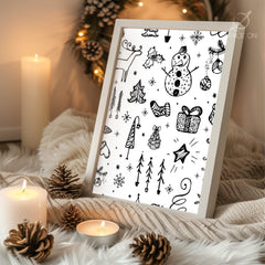 Fantasy Winter Stars Poster Tablosu