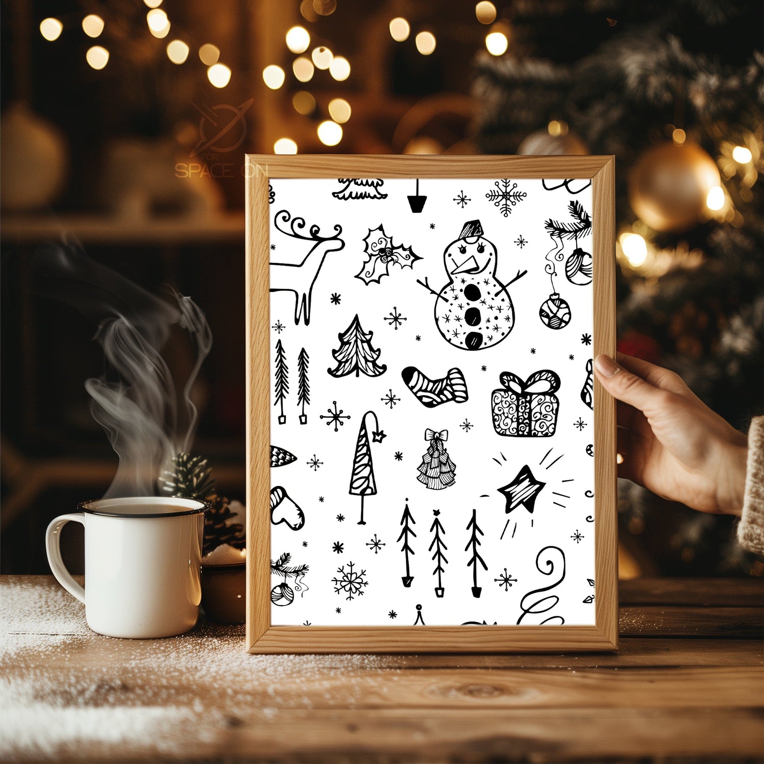Fantasy Winter Stars Poster Tablosu