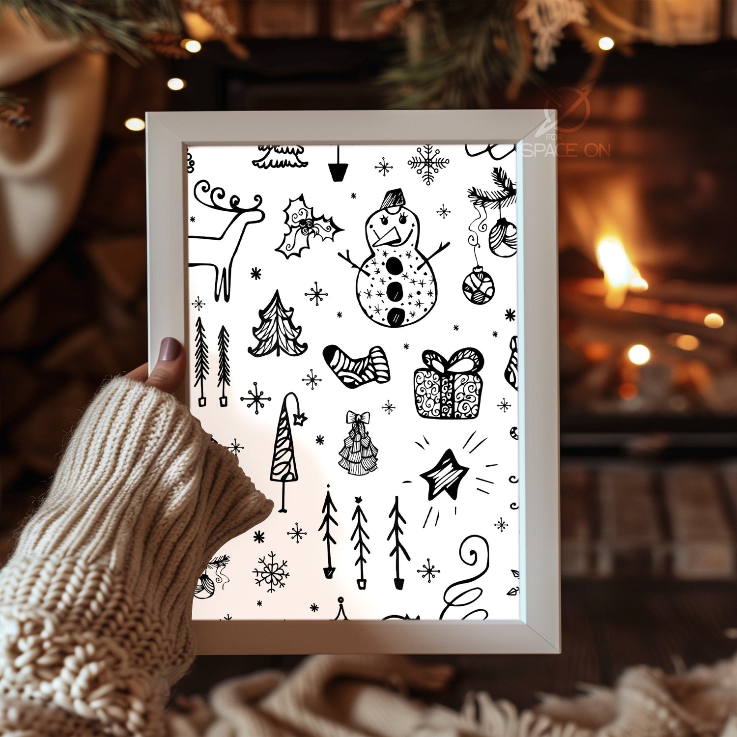 Fantasy Winter Stars Poster Tablosu