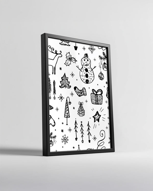 Fantasy Winter Stars Poster Tablosu