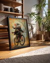 Fare - Bisiklet Süren Kahraman Poster Tablosu