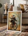 Fare - Bisiklet Süren Kahraman Poster Tablosu