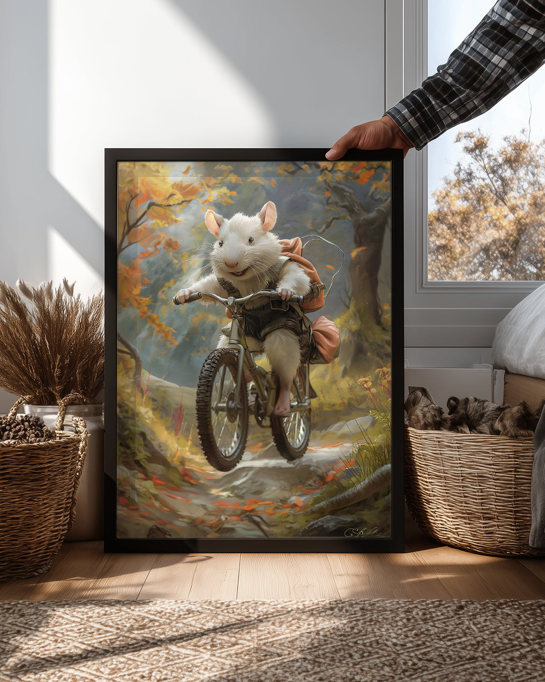 Fare - Bisikletli Maceracı Poster Tablosu